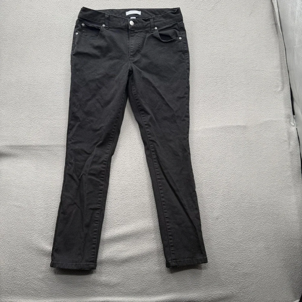 Ash & Erie Jeans Mens 30x29 (Fits 30/28) Black Slim Taper Dark Wash Stretch.